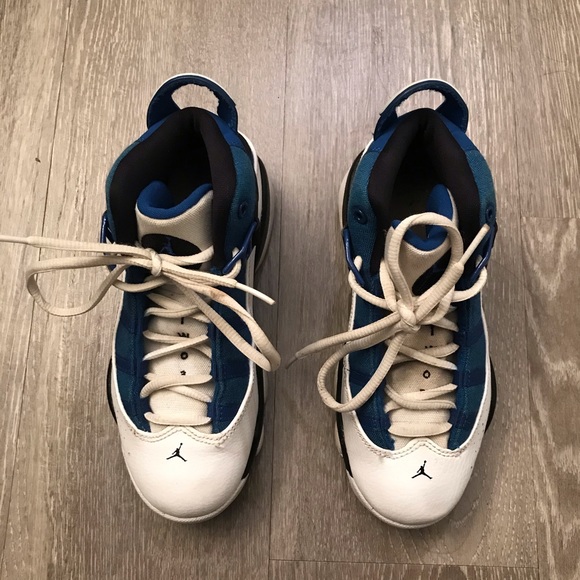 SOLD Nike Air Jordan 6 Rings Royal Blue Youth Size 1.5Y - Picture 5 of 8